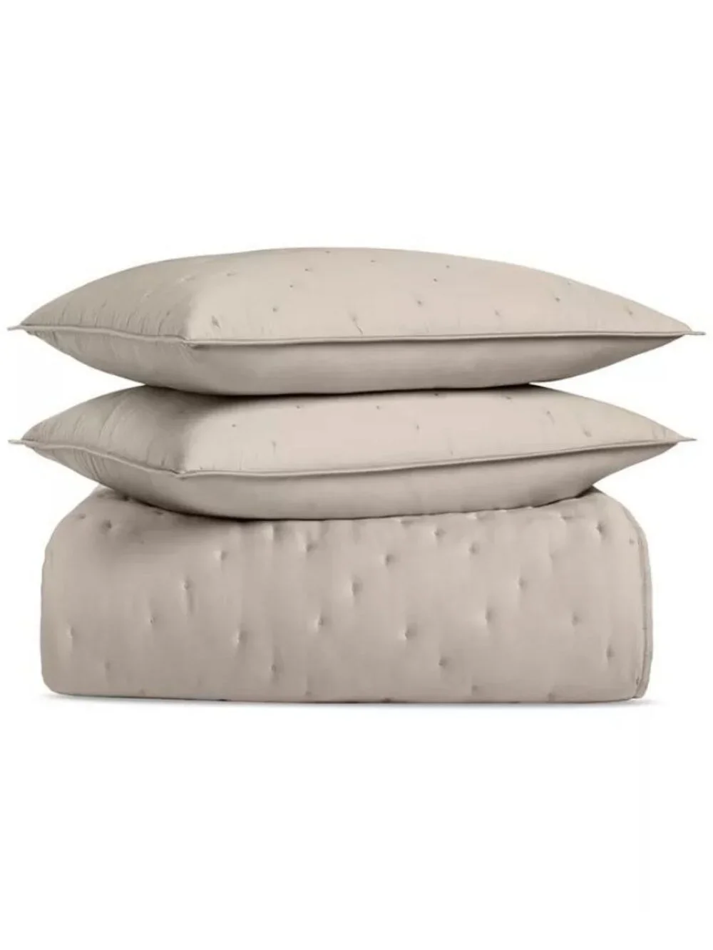 Hotel Collection Lyocell Coverlet Set Full/Queen Sand MSRP $430